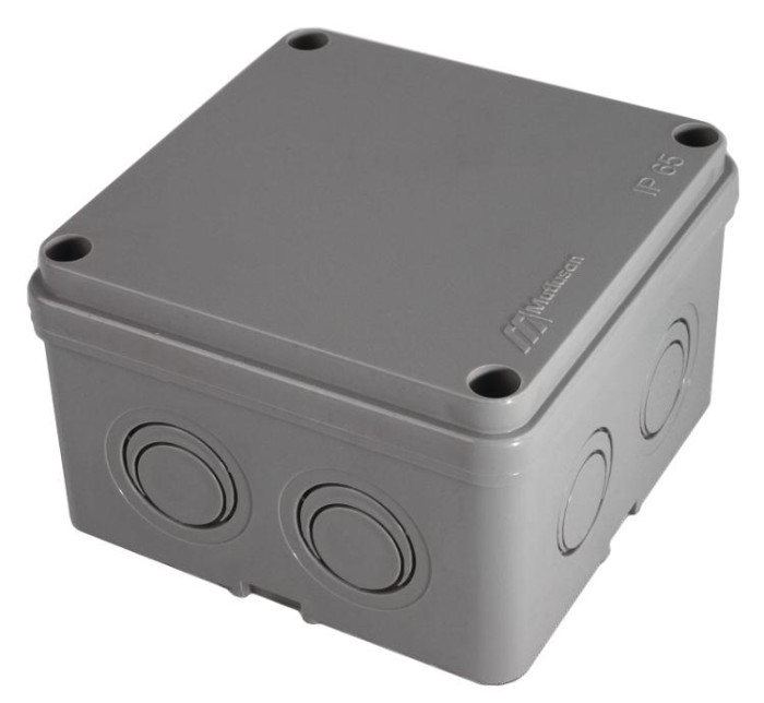 Коробка для розведення проводів, IP 65, 118х118х74,5мм, Mutlusan, (001 046 071010 00 17)