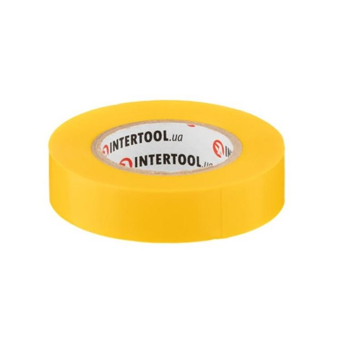 купить купить Лента изоляционная 0.15мм*17мм*15м желтая INTERTOOL IT-0042  