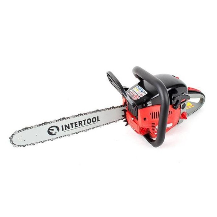 купить купить Мотопила цепная, 2.0кВт/2.7 HP, шина-45 см, цепь 3/8&quot;INTERTOOL DT-2210  