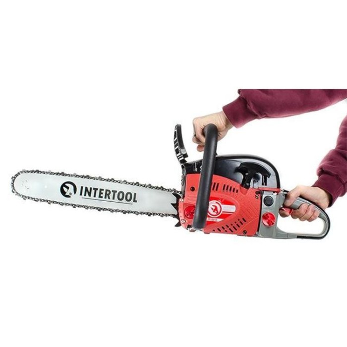 купить купить Мотопила цепная, 2.0кВт/2.7 HP, шина-45 см, цепь 3/8&quot;INTERTOOL DT-2210  