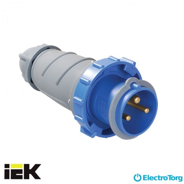 купить купить Вилка переносная ССИ-033 63А-6ч/200-250В 2Р+РЕ IP67 MAGNUM ИЭК(IEK)  