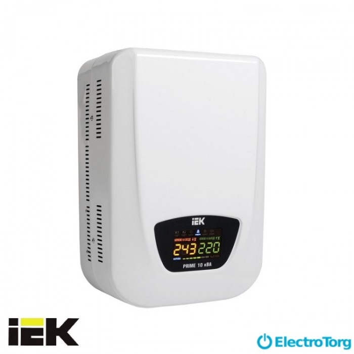 купить купить Стабилизатор напряжения настенный Prime 10 кВА ИЭК (IEK)  