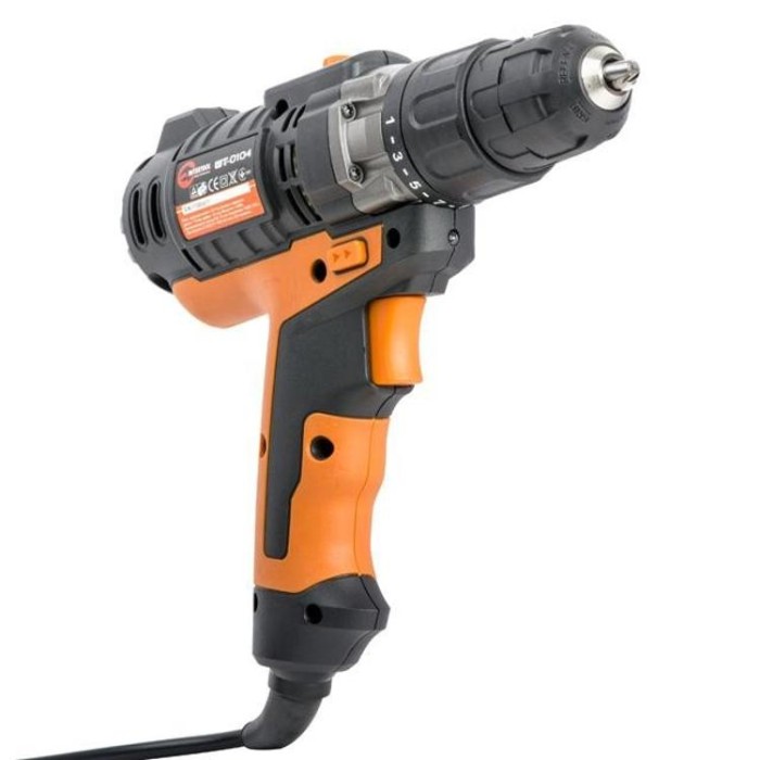 купить купить Дрель шуруповерт 420Вт, 2 скорости INTERTOOL WT-0104  