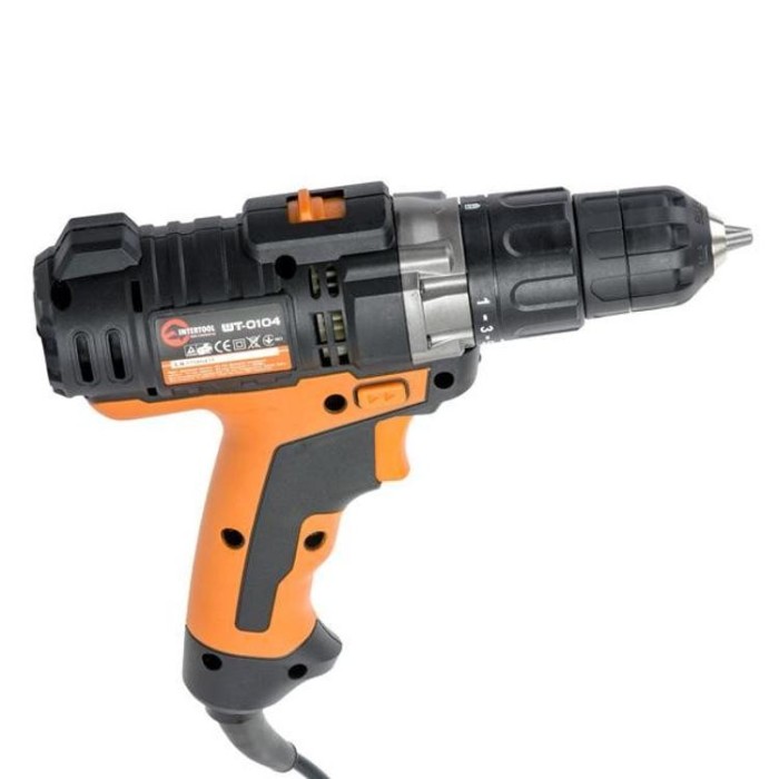 купить купить Дрель шуруповерт 420Вт, 2 скорости INTERTOOL WT-0104  
