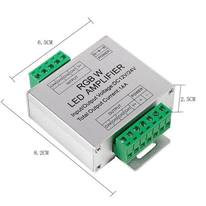 купить купить Усилитель RGBW OEM AMP16А (4*4кан)  