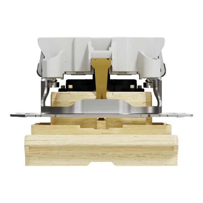 купить купить Розетка з заземленням та зі шторками, з кришкою Береза Sedna Elements Schneider Electric  