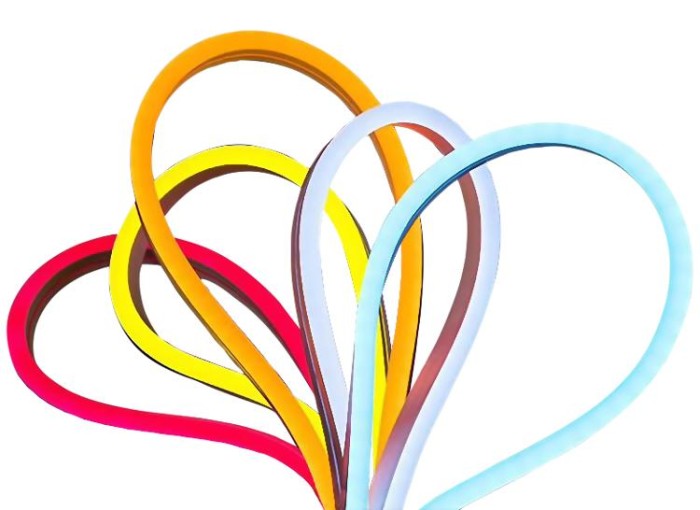 Світлодіодна стрічка NEON light LEBRON L-NS, 8x16мм, SMD 2835, 120LED 7W/m, AC220V, золотий, ІР65, (