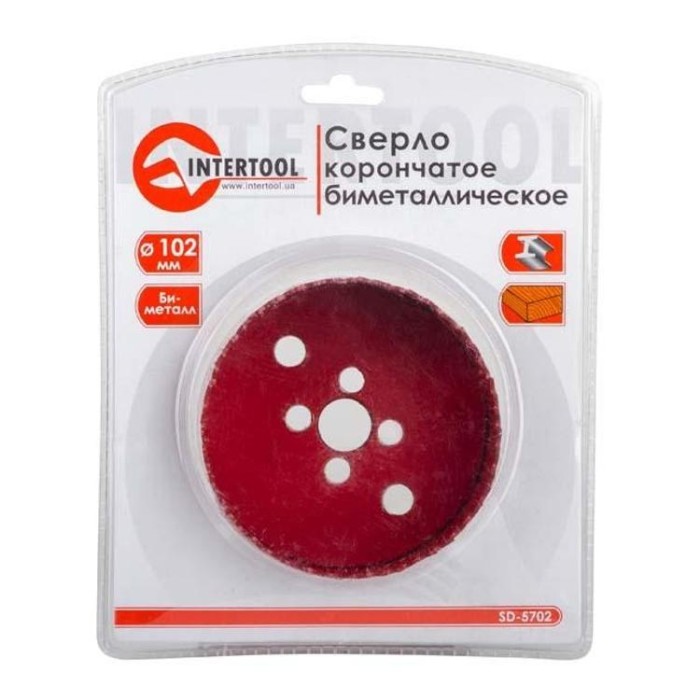купить купить Коронка по металлу биметаллическая 102 мм INTERTOOL SD-5702  