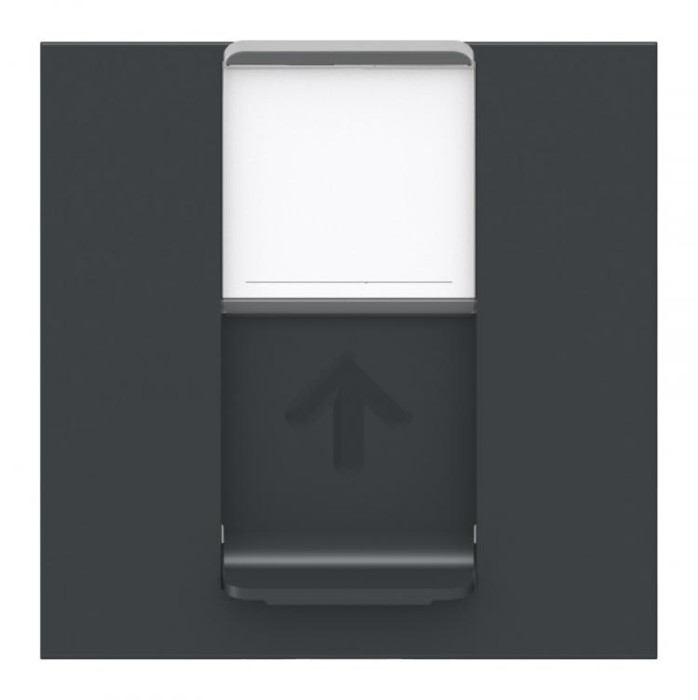 купить купить Розетка компьютерная RJ45 одинарная кат 5 UTP 2м антрацит Unica New Schneider Electric (Шнайдер Электрик)  
