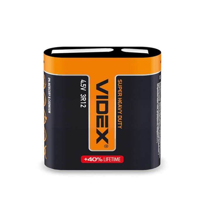 купить купить Батарейка сольова Videx 3R12 1pc SHRINK  