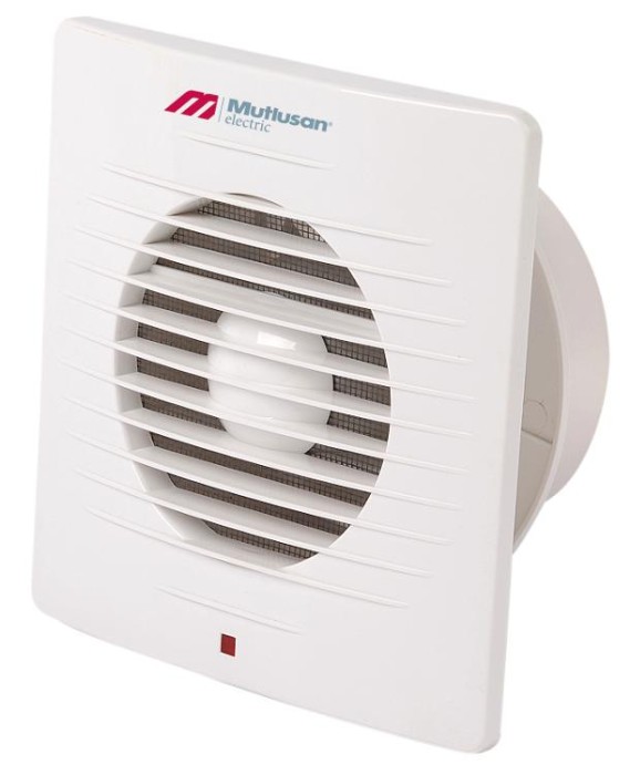 Вентилятор з моск.сіткою 100мм, 12W, 158х158х85мм, Mutlusan (001 111 000100 00 00)