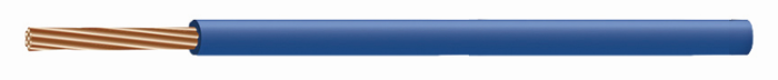 Провід установчий ПВ-3 1х6 (1м), &amp;quot;СВІТ-БУД електро&amp;quot;, синій