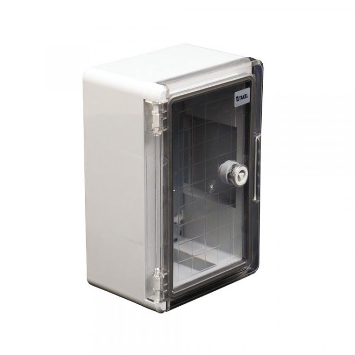 Корпус пластиковий ударостійкий (щит) 200x300x130мм з проз. дв. IP65 Takel