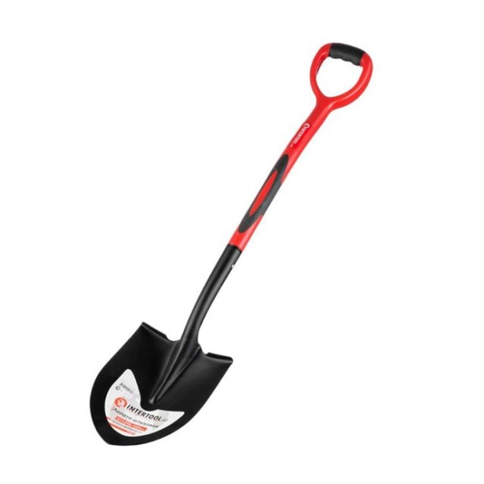 купить купить Лопата штыковая, ручка из фибергласса, 217х290х1050 мм INTERTOOL FT-2013  