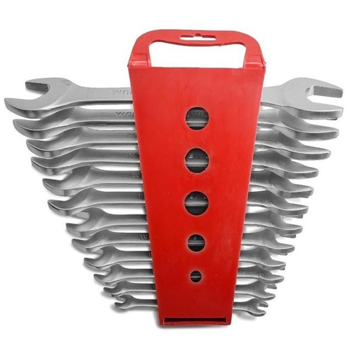 купить купить Набор рожковых ключей 12 шт., 6-32 мм Cr.-V. INTERTOOL HT-1003  