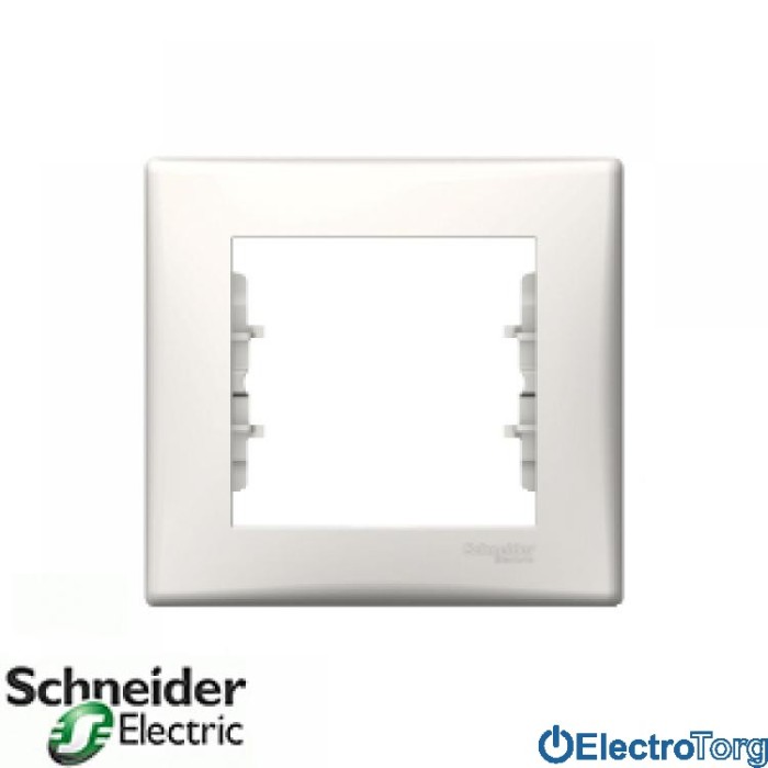 Рамка одинарная модуль слоновая кость Sedna Schneider Electric (Шнайдер Электрик)