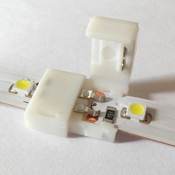 купить купить Коннектор для светодиодных лент OEM SC-01-SS-8-2 8mm joint (зажим-зажим)  