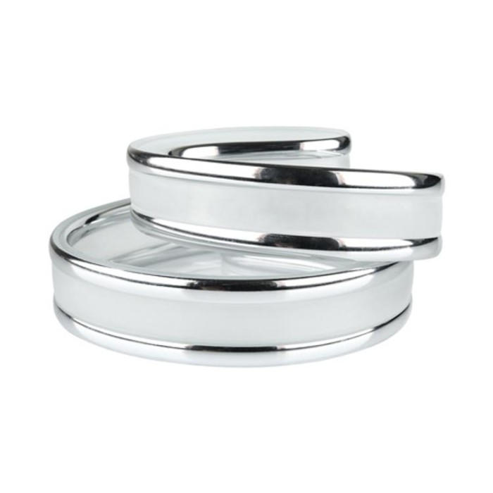 купить купить Декоративная лента DS-R330-02-2S к светильнику DEL-R-20-24-4 DIY( 2 полоски серебро)  