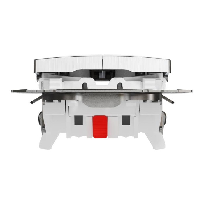 купить купить Кнопковий двоклавішний вимикач 10A, матовий, алюміній Sedna Design&amp;Elements Schneider Electric  