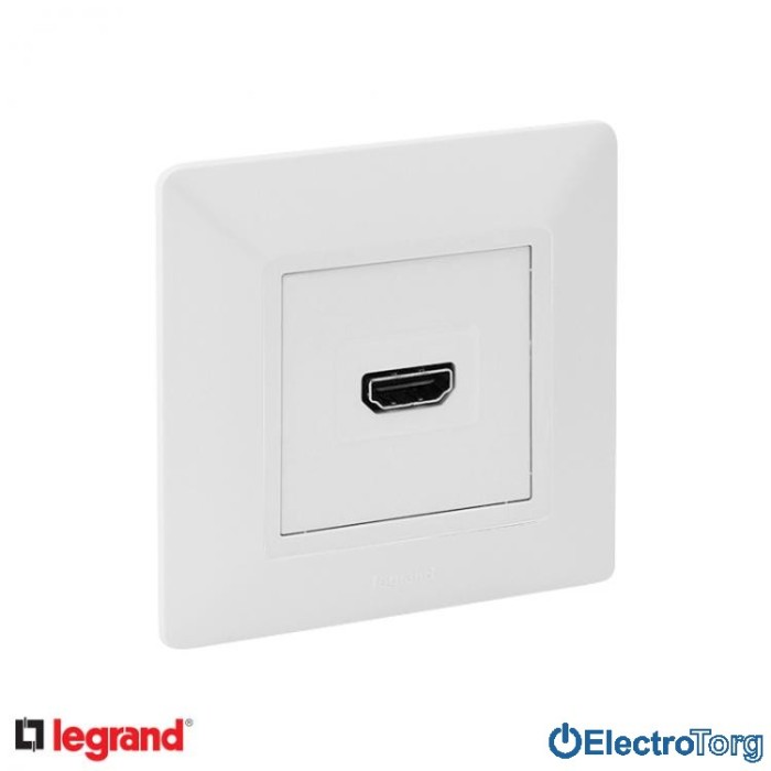 купить купить Розетка HDMI для передачи аудио/видеосигнала в сборе Valena LIFE Legrand  