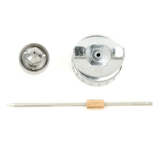 купить купить Комплект форсунки 0.8мм для краскопульта LVMP mini PT-0129 (дюза, воздушная головка, игла) INTERTOOL PT-2107  