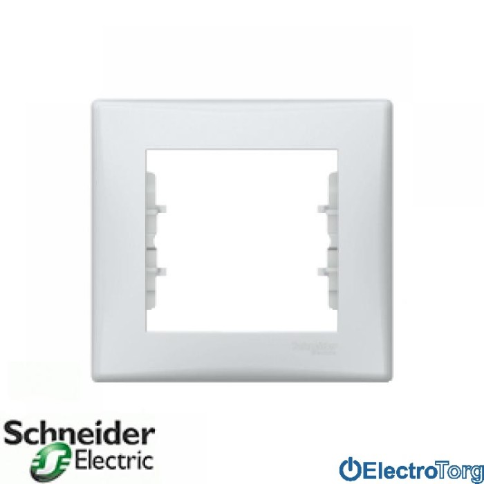 Рамка одинарная серая Sedna Schneider Electric (Шнайдер Электрик)