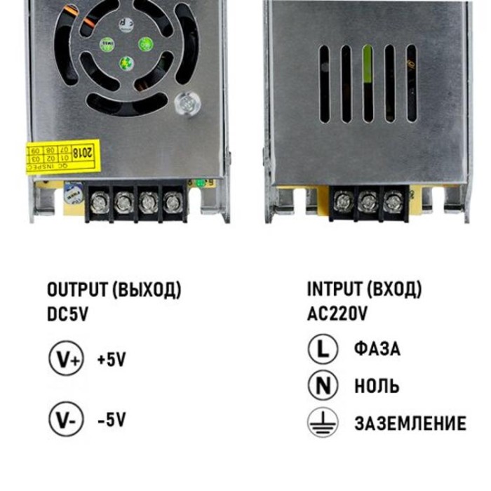 купить купить Блок питания OEM DC5 200W 40A СSTR-200-5  