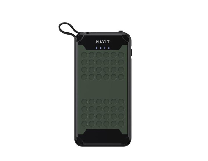 купить купить Захищений повербанк HAVIT FS214 IP67 Green 10000mAh  