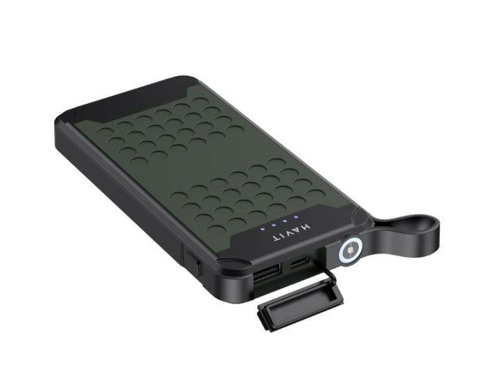 купить купить Захищений повербанк HAVIT FS214 IP67 Green 10000mAh  