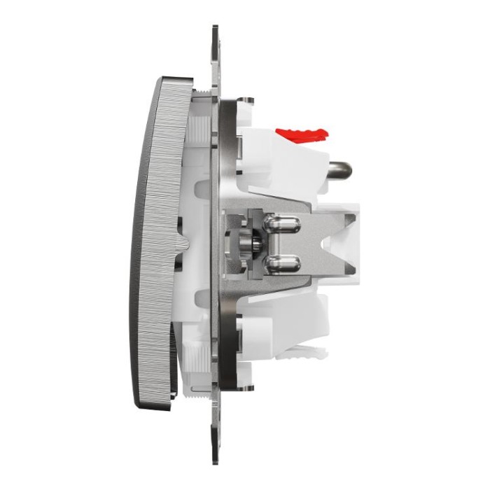 купить купить Кнопковий вимикач для жалюзі, електронне блокування 10 АХ, Мат Ал Sedna Elements Schneider Electric  