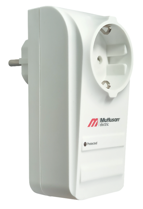 Мережевий фільтр, 1гніздо,  Mutlusan, (001 888 100004 00 00)