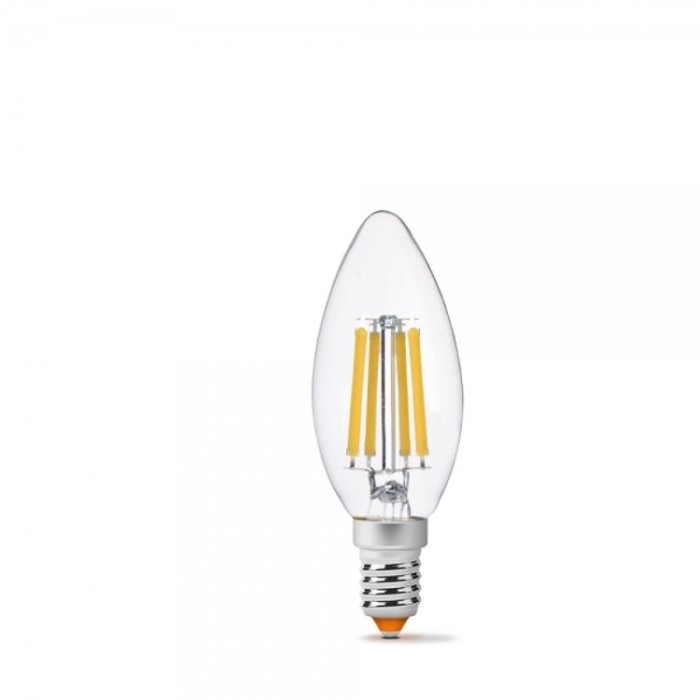 купить купить LED лампа Filament C37F 6W E14 4100K VIDEX  