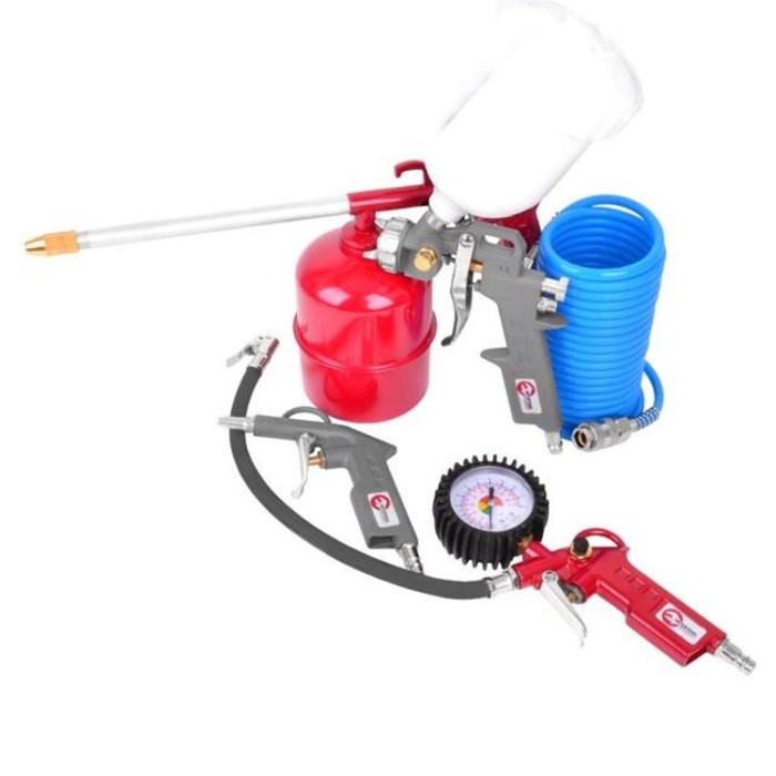 купить купить Набор покрасочный пневматический 5 ед. INTERTOOL PT-1502  