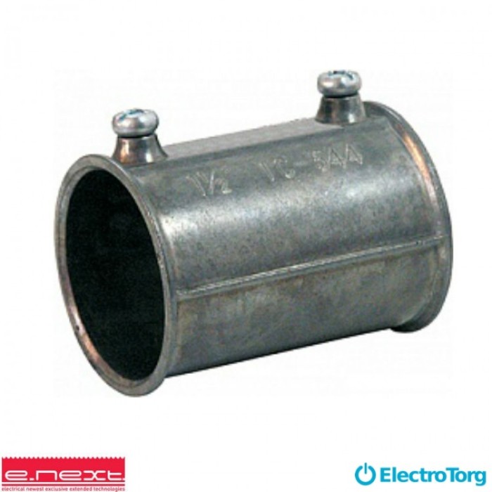 купить купить Соединитель металлический e.industrial.pipe.connect.screw.1-1/2, на винтах E-next  