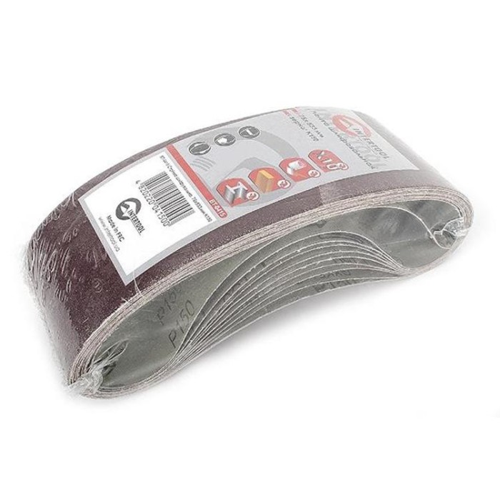 купить купить Лента шлифовальная 75x533 мм, зерно 150, уп. 10 шт. INTERTOOL BT-0415  
