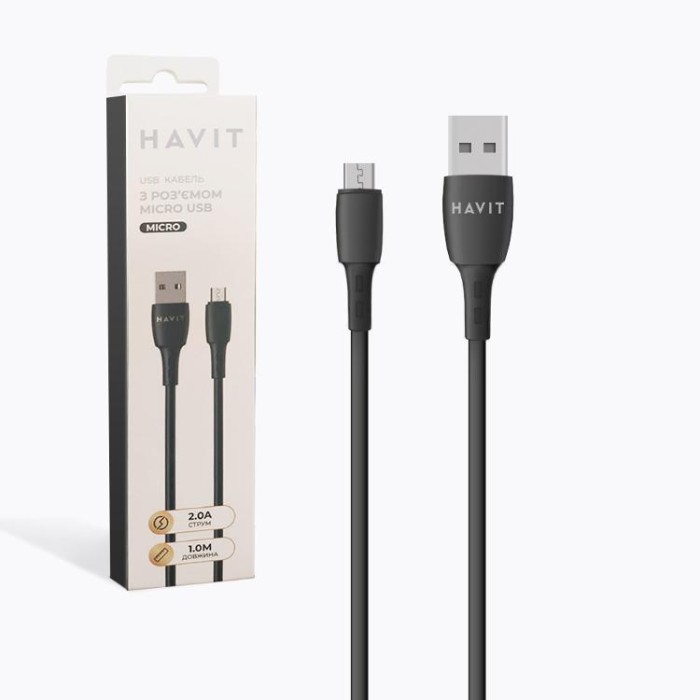 купить купить Кабель HAVIT HV-CB618C Micro USB 1м  