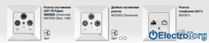 купить купить VI KO MERIDIAN  Розетка комплексная (спутник концевая+спутник+телевизионная+радио)  