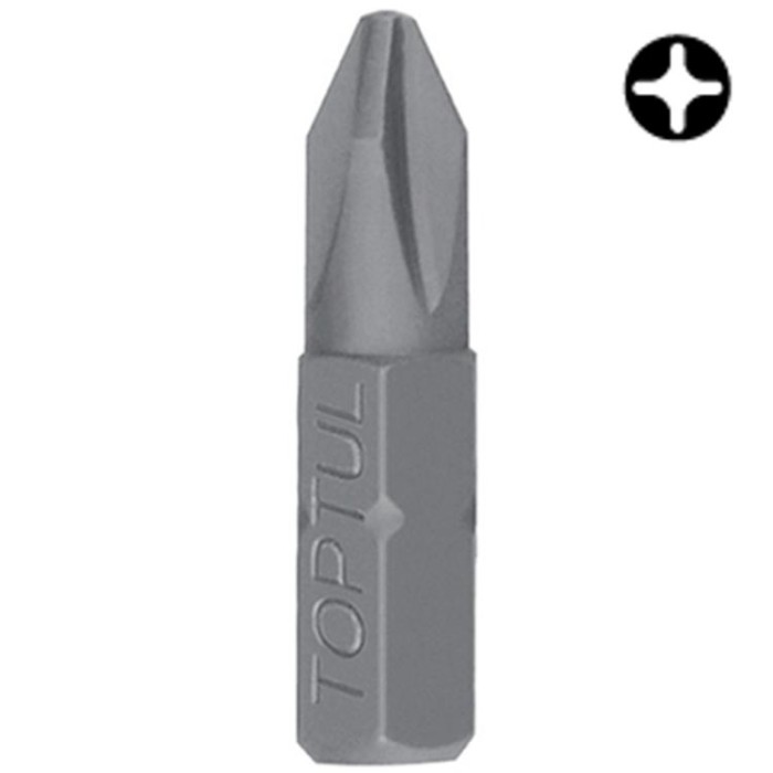 купить купить Бита крестообразная TOPTUL 1/4&quot; 25мм PH2 FSBA0802  