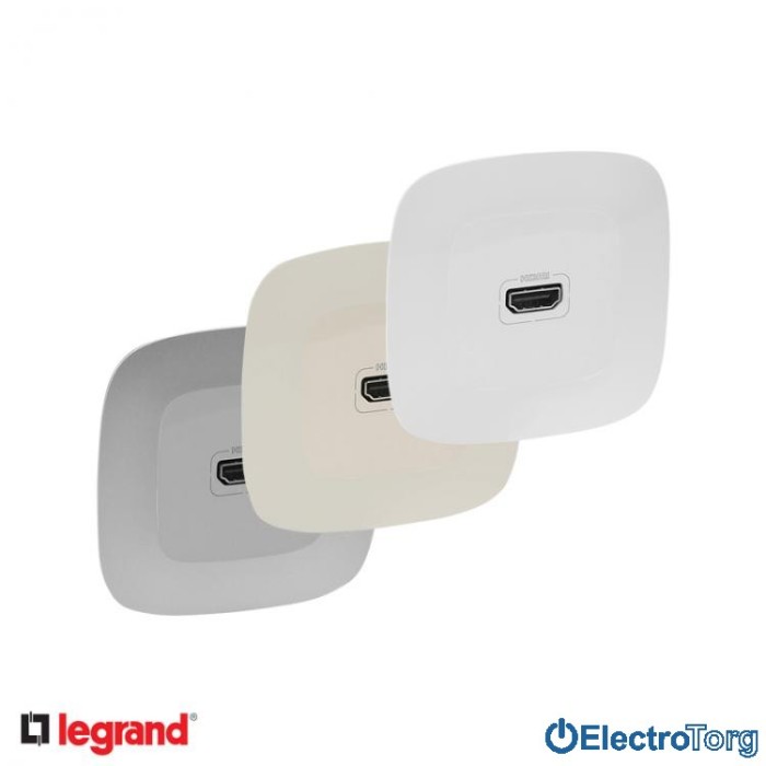 купить купить Розетка HDMI для передачи аудио/видеосигнала в сборе Valena ALLURE Legrand  