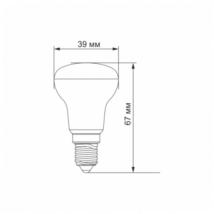 купить купить LED лампа R39e 4W E14 3000K VIDEX  