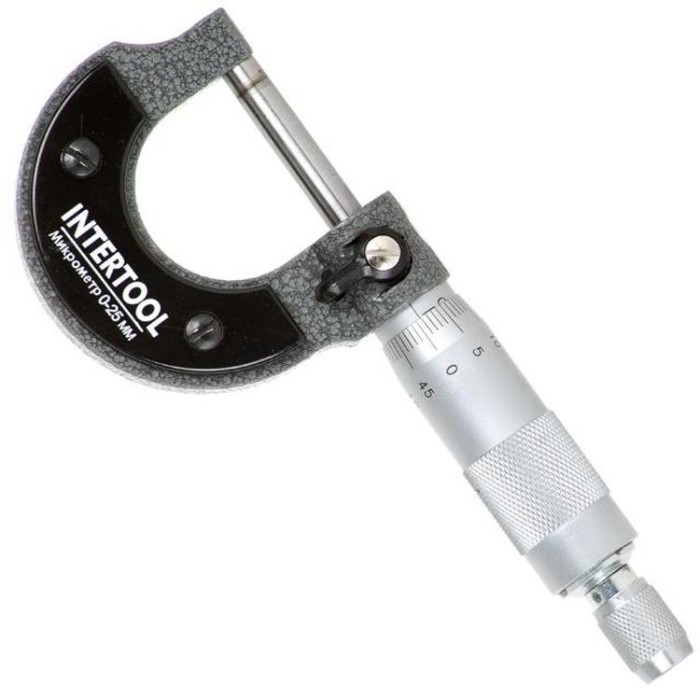купить купить Микрометр 0-25 мм INTERTOOL MT-3041  