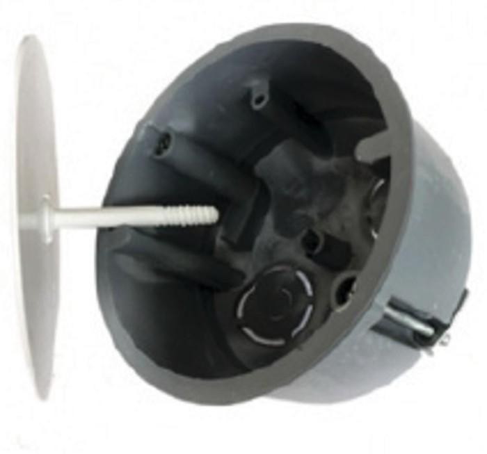 Коробка для розведення проводів прих.уст. гіпс з кришкою D80х50мм, негорюча, Україна