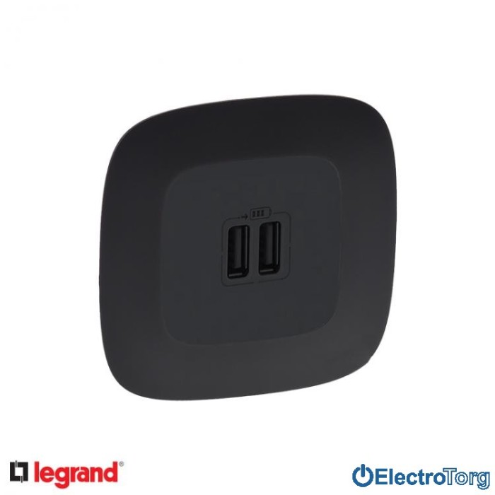 купить купить Розетка USB двойная для зарядки в сборе Valena ALLURE Legrand  
