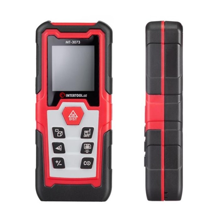 купить купить Дальномер лазерный 30м, откидная ножка INTERTOOL MT-3073  
