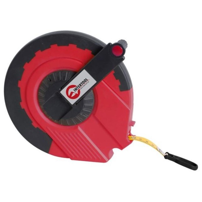 купить купить Рулетка с полотном из стекловолокна 30 м x 15 мм INTERTOOL MT-0763  