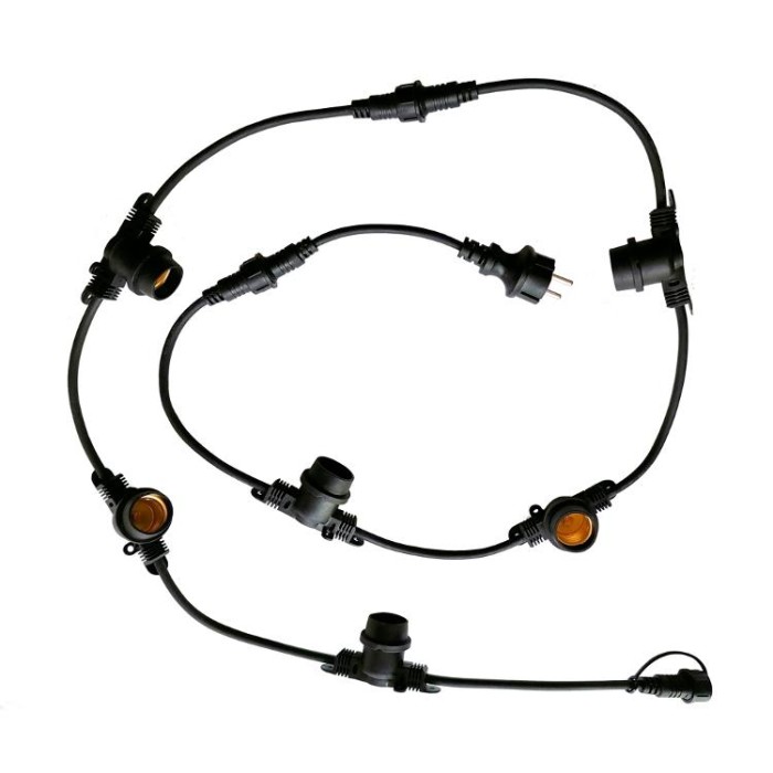 купить купить Светильник (гирлянда) кабель, цоколь 10м 20шт-Е27 VELMAX (Велмакс)  