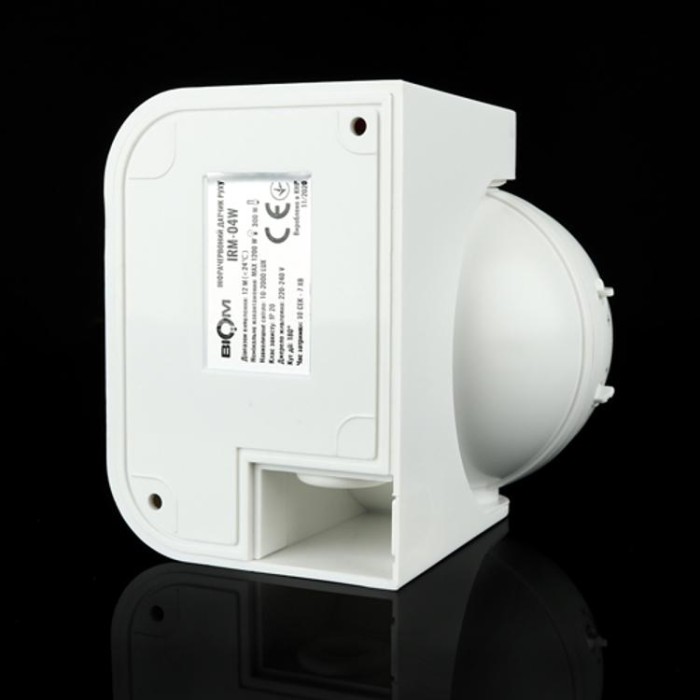 купить купить Инфракрасный датчик движения BIOM IRM-04W max 1200Вт 180&deg; , настенный белый  