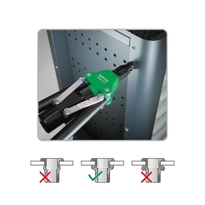 купить купить Заклепочник для резьбовых заклепок TOPTUL M5,M6,M8,M10,M12 JBBB0512  