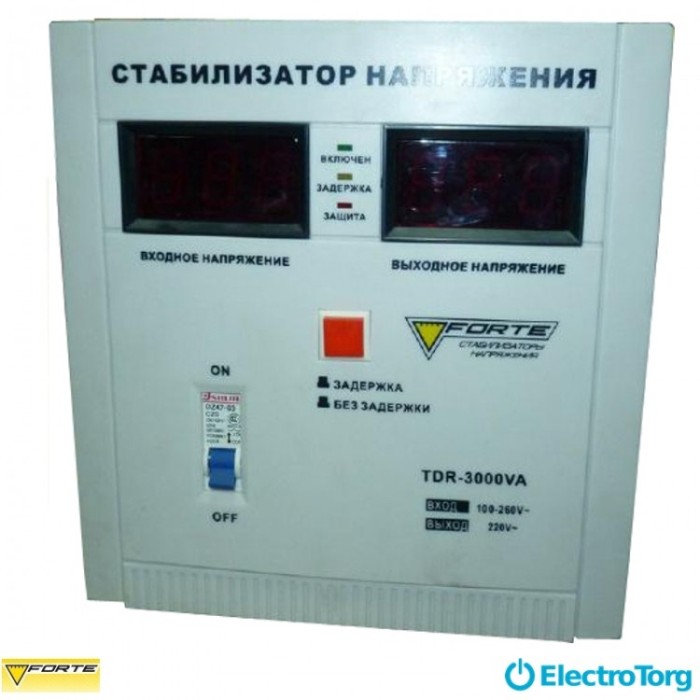 купить купить Стабилизатор напряжения TDR-3000VA FORTE  