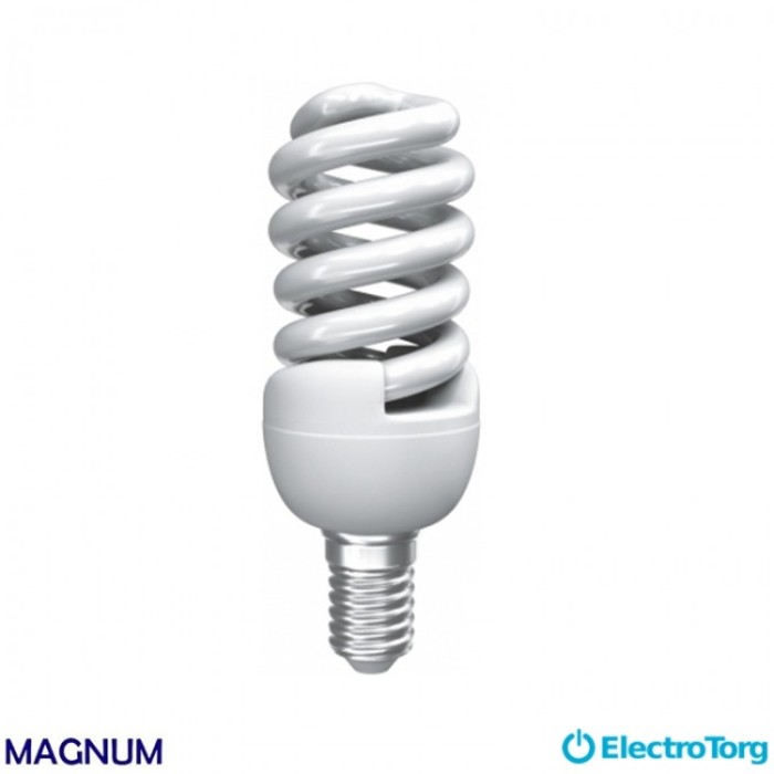 купить купить Энергосберегающая лампа T2 Mini Full-spiral 11W 6400K E14 MAGNUM  